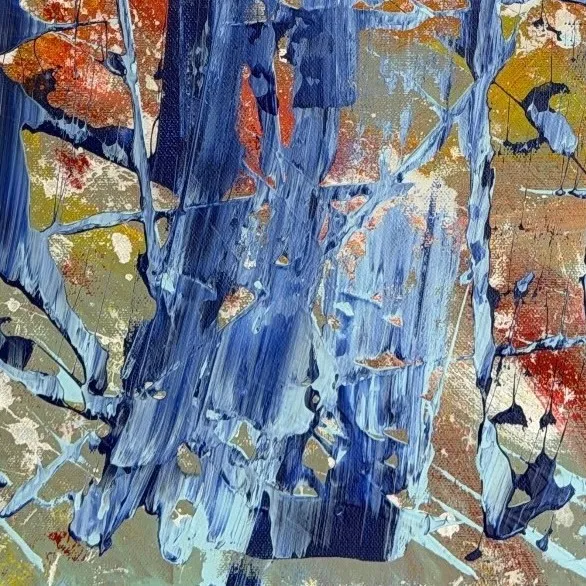 Blue Scaffold — Surface detail