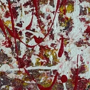Crimson Lattice — Texture and layers